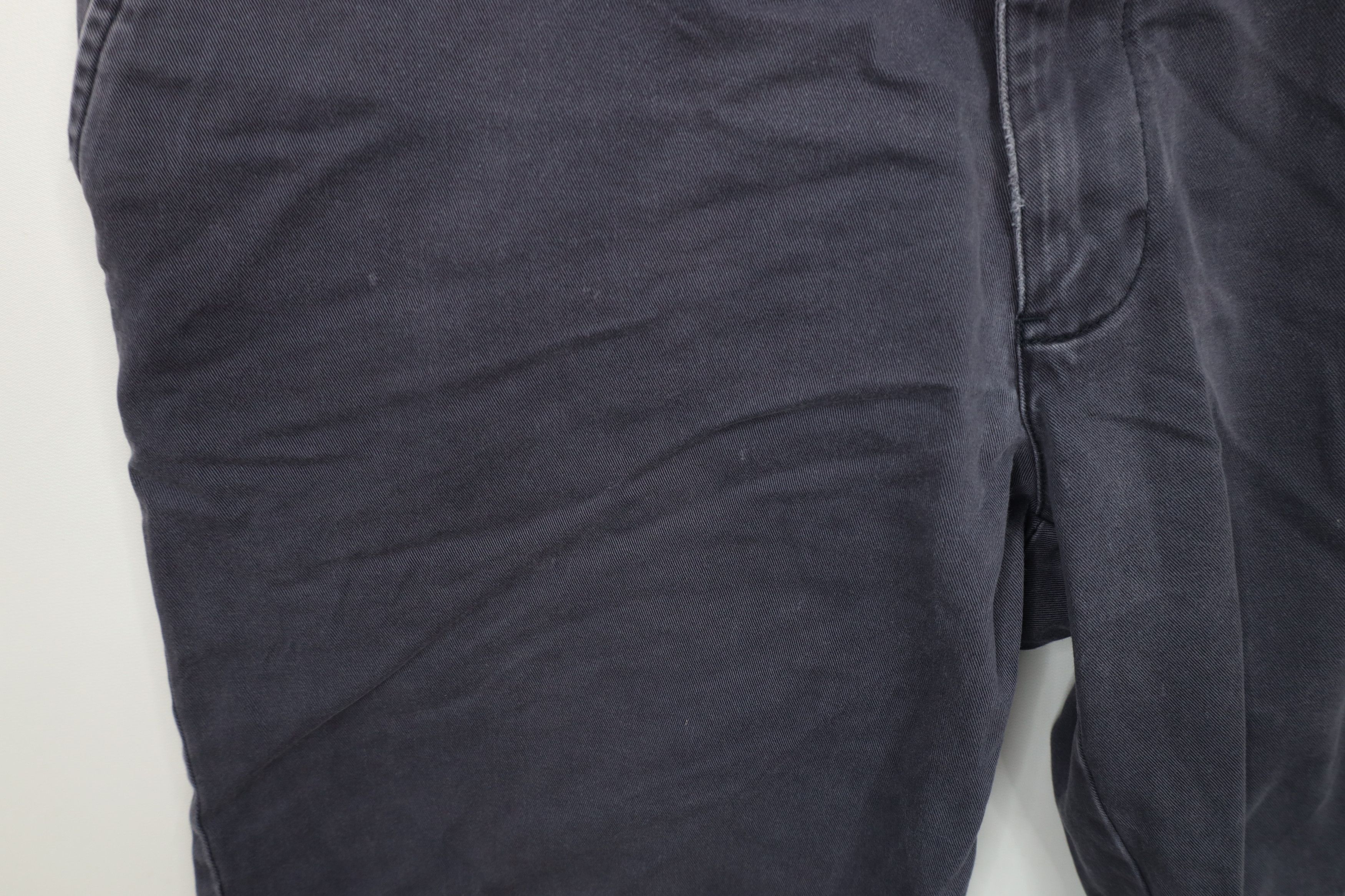 Ralph Lauren × Vintage Vintage 90s Ralph Lauren Spell Above Knee Chino Shorts Blue Size US 32 / EU 48 - 5 Thumbnail