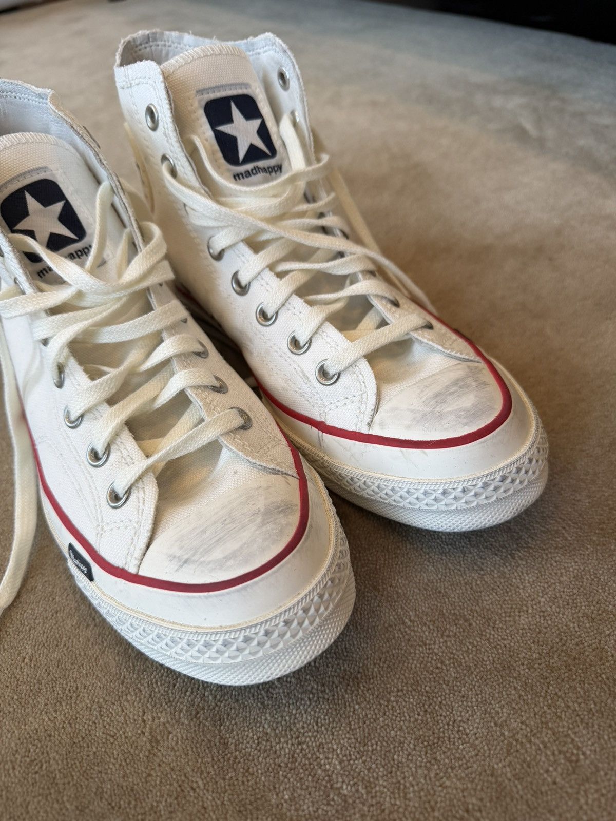 Madhappy Madhappy Converse Vintage White Size US 9 / EU 42 - 3 Thumbnail