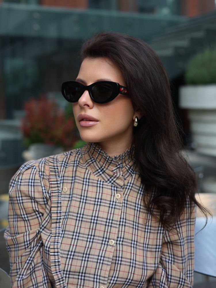 Gucci NEW GUCCI GG1862S 001 CAT EYE BLACK WOMEN SUNGLASSES GUCCI Size ONE SIZE - 10 Thumbnail