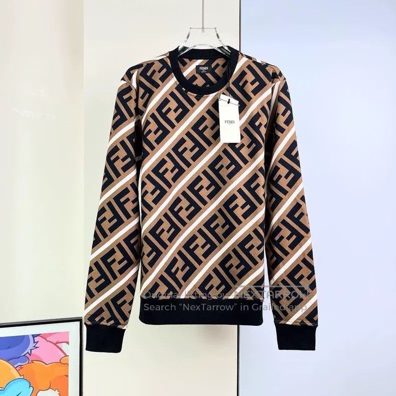 Fendi Fendi All-Over Logo Sweatshirt Size US XS / EU 42 / 0 - 1 Thumbnail