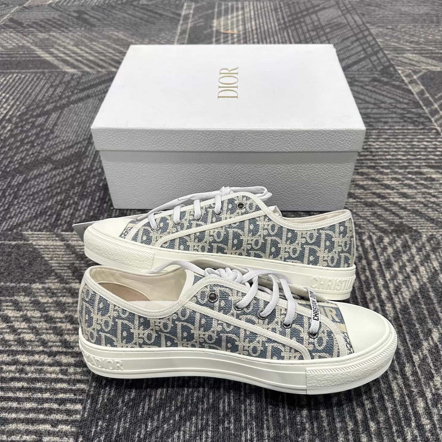 Dior Dior Walk'n'Dior Oblique check sneakers 42 Size US 9 / EU 42 - 5 Thumbnail