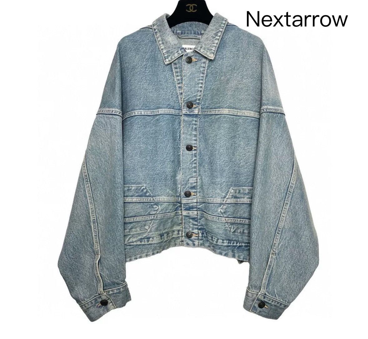 BALENCIAGA denim jacket2412-Nextarrow