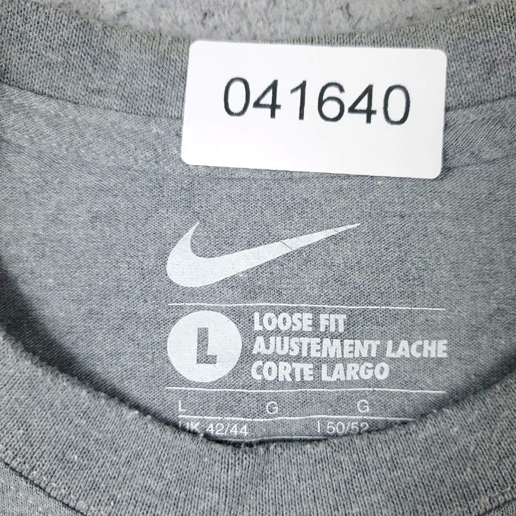 Nike Nike Shirt Mens Large Gray Swoosh Casual Short Sleeve Sports Size US L / EU 52-54 / 3 - 8 Thumbnail
