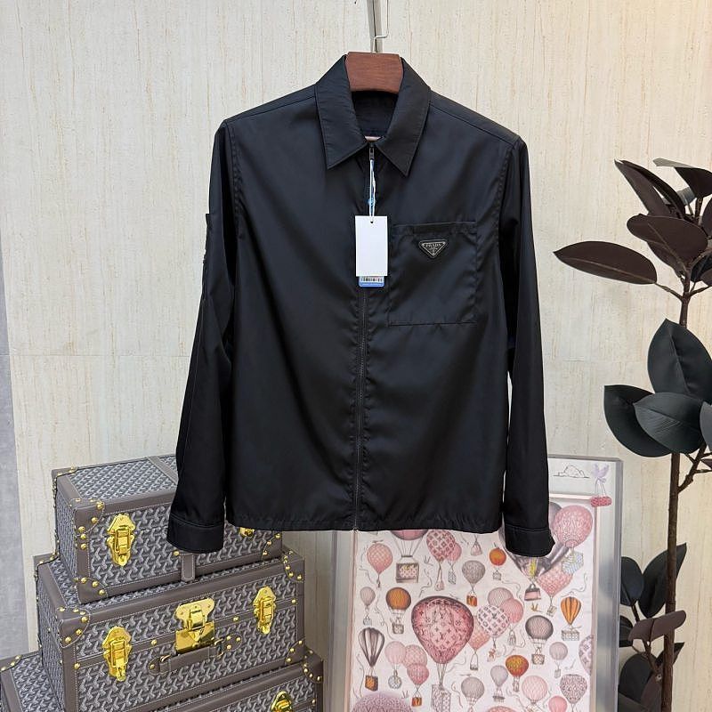 Prada Prada Re-Nylon Logo Zipper Jacket Size S Size US S / EU 44-46 / 1 - 1 Thumbnail