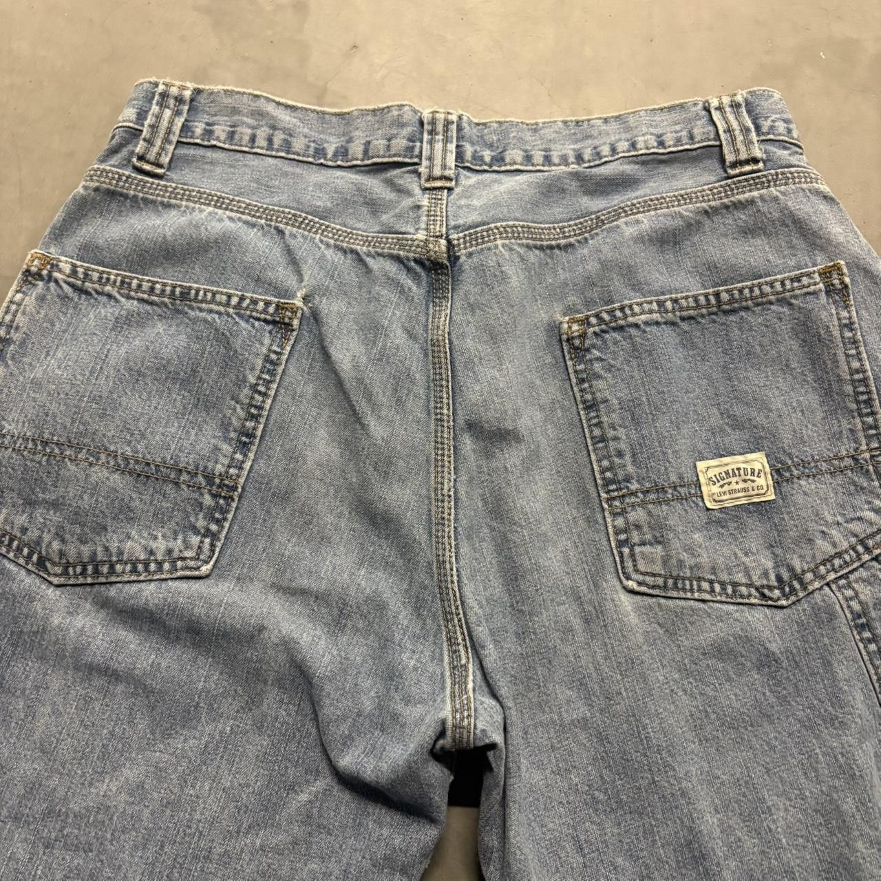 Levi's Crazy Vintage Y2K 2000s Baggy Levis Carpenter Medium Wash Workwear Grunge Denim Jeans! Size US 32 / EU 48 - 5 Thumbnail