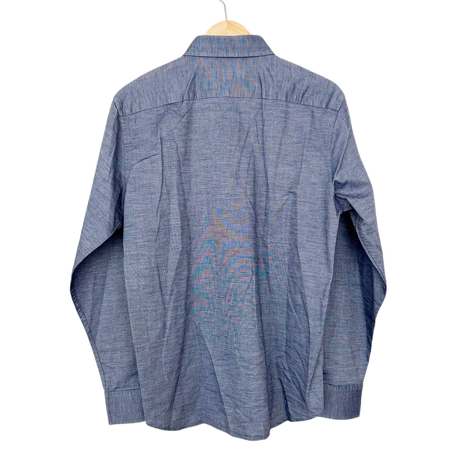 UNTUCKit Untuckit Blue Slim Fit Long Sleeve Button Down Sz XL Size US XL / EU 56 / 4 - 4 Thumbnail