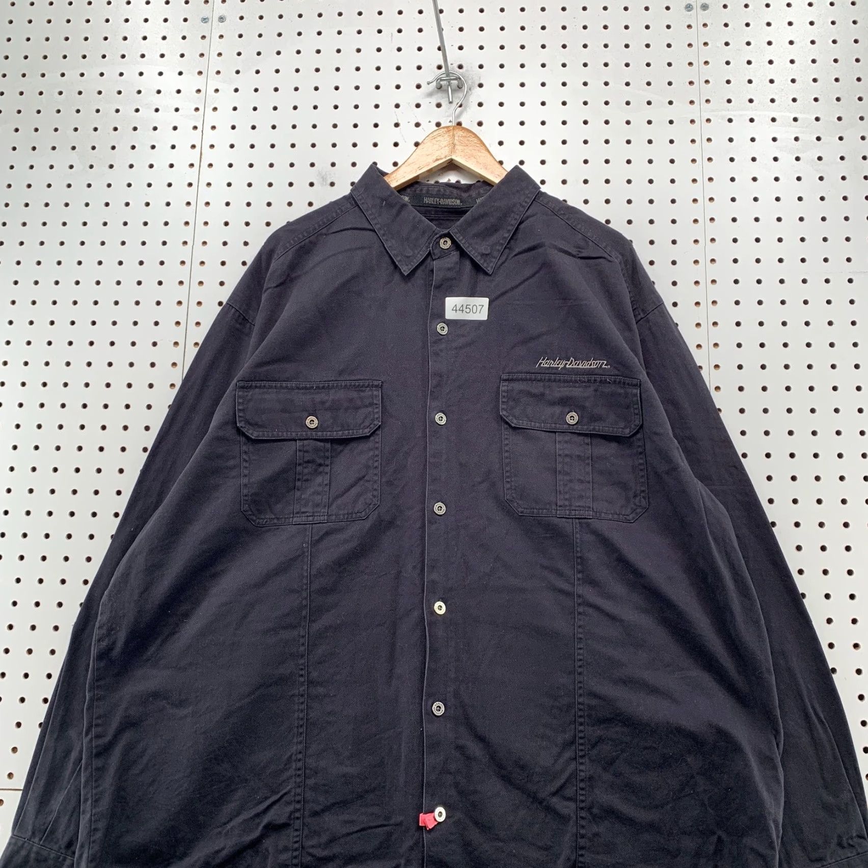 Harley Davidson VINTAGE Harley-Davidson Button-Up Shirt 2XL Black Embroidered Eagle Long Sleeve Mens 2XL Vintage Biker Cowboy Style Size US XXL / EU 58 / 5 - 3 Thumbnail