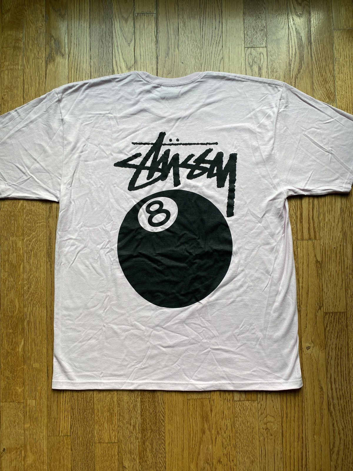 Stussy Stussy 8 Ball Tee Light Pink Size XL Size US XL / EU 56 / 4 - 1 Thumbnail