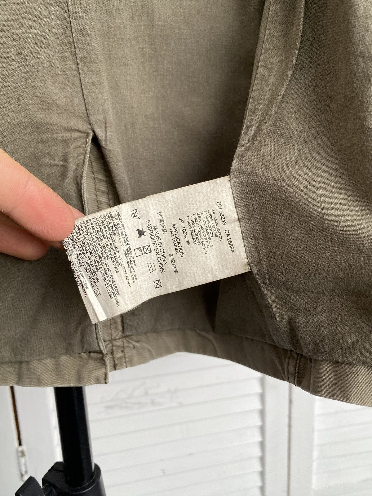 Diesel × Vintage Vintage Diesel Workwear Blazer Jacket Faded Khaki Military Size US S / EU 44-46 / 1 - 16 Thumbnail