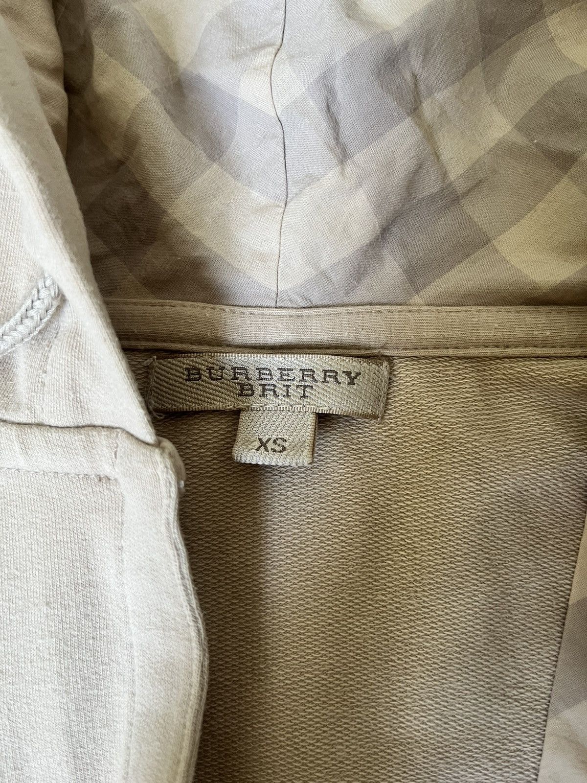 Burberry Vintage Burberry V-neck Hoodie Sweatshirt nova check Y2K Size S / US 4 / IT 40 - 7 Thumbnail