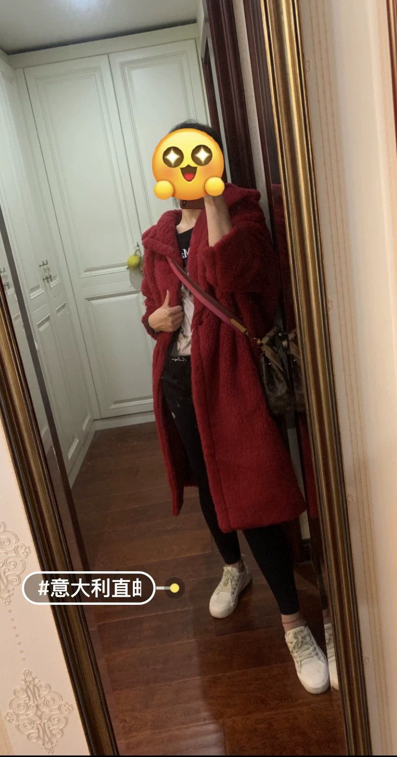 Max Mara Max Mara Red Year of the Rabbit Limited Teddy Coat Size S / US 4 / IT 40 - 7 Thumbnail