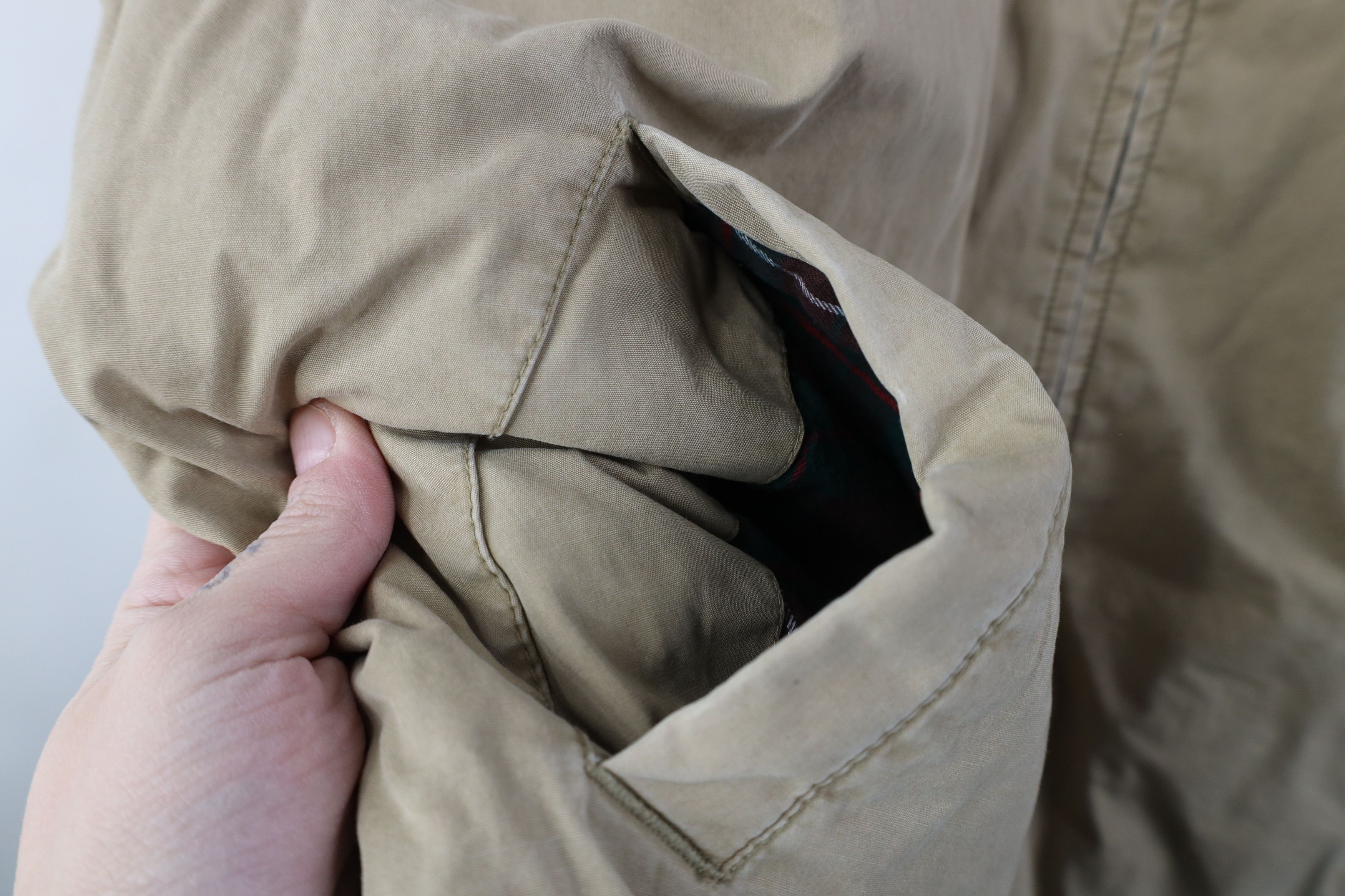 Ralph Lauren Vintage Ralph Lauren Lined Full Zip Bomber Jacket Beige Size US XXL / EU 58 / 5 - 7 Thumbnail