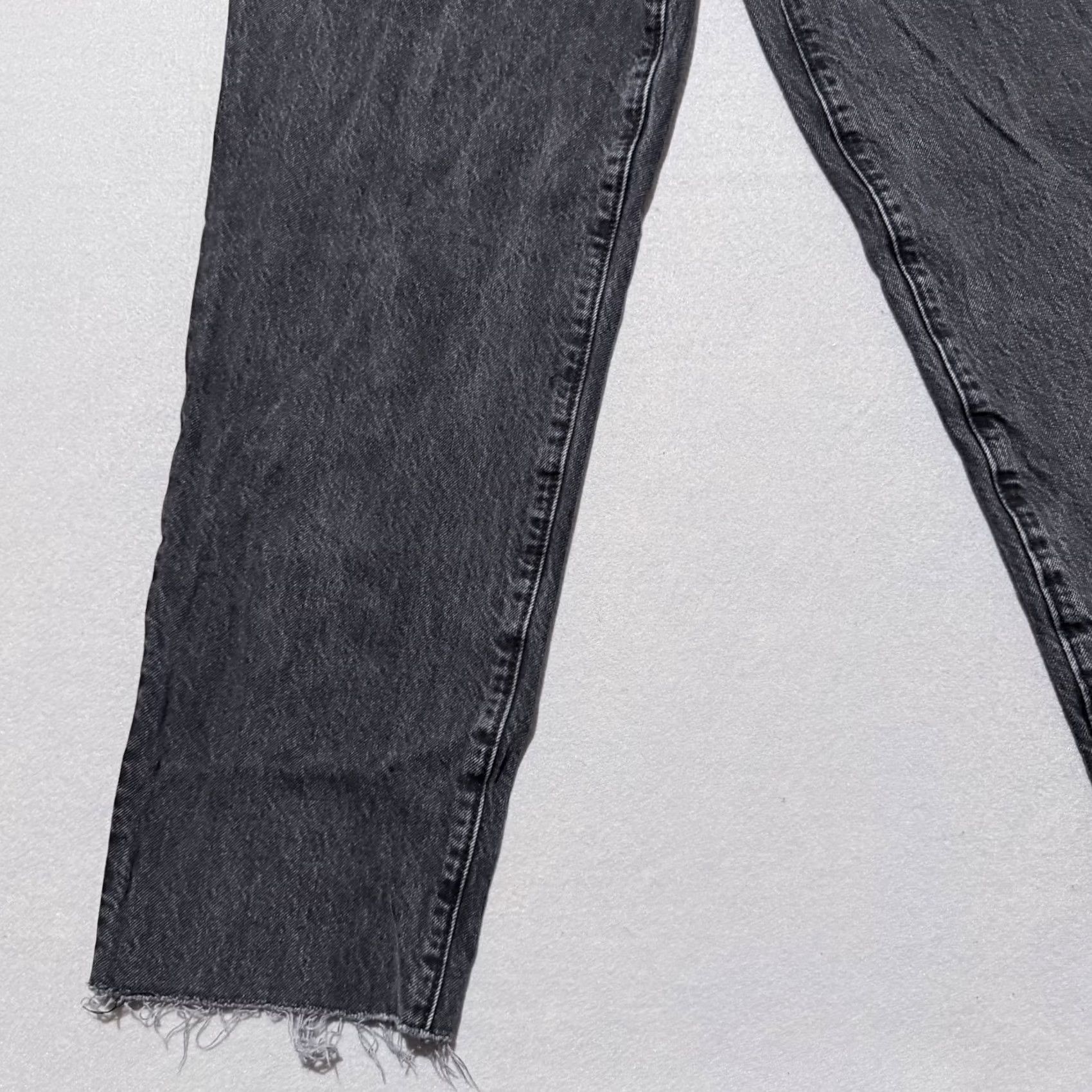 Abercrombie & Fitch Abercrombie & Fitch Mom Paperbag Jeans Womens Denim High Rise Frayed Tapered - 2 Size 26" / US 2 / IT 38 - 5 Thumbnail