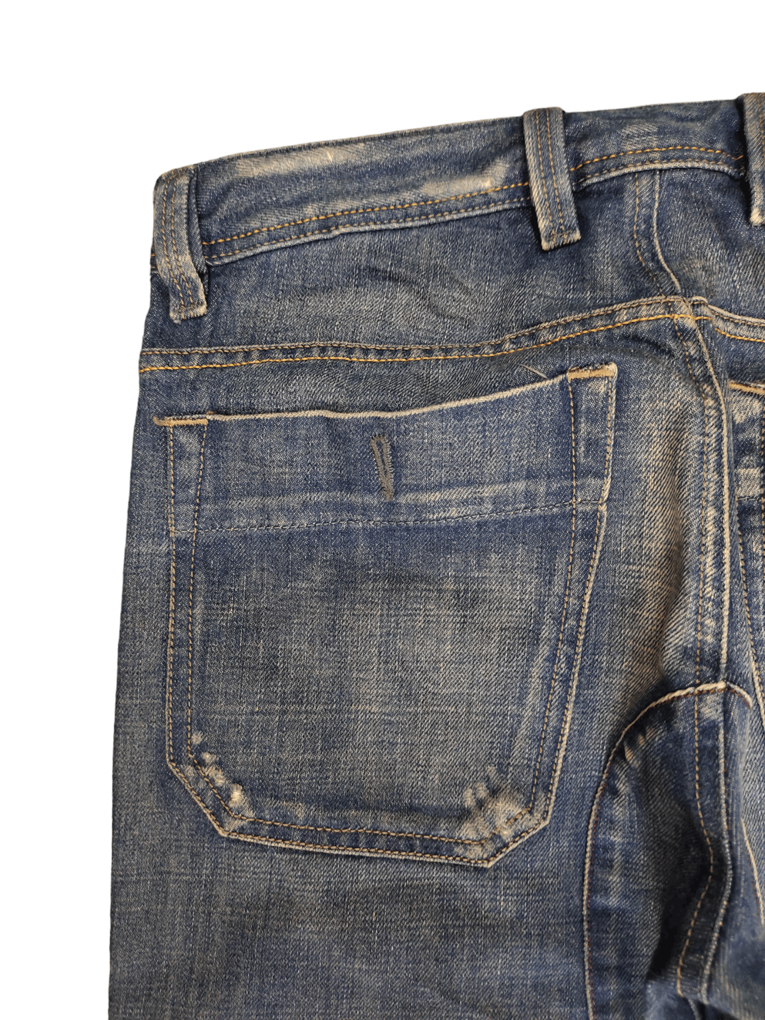 Diesel Loose Leg Diesel D Logo Distress Faded Denim Pants Y2k Size US 30 / EU 46 - 13 Thumbnail