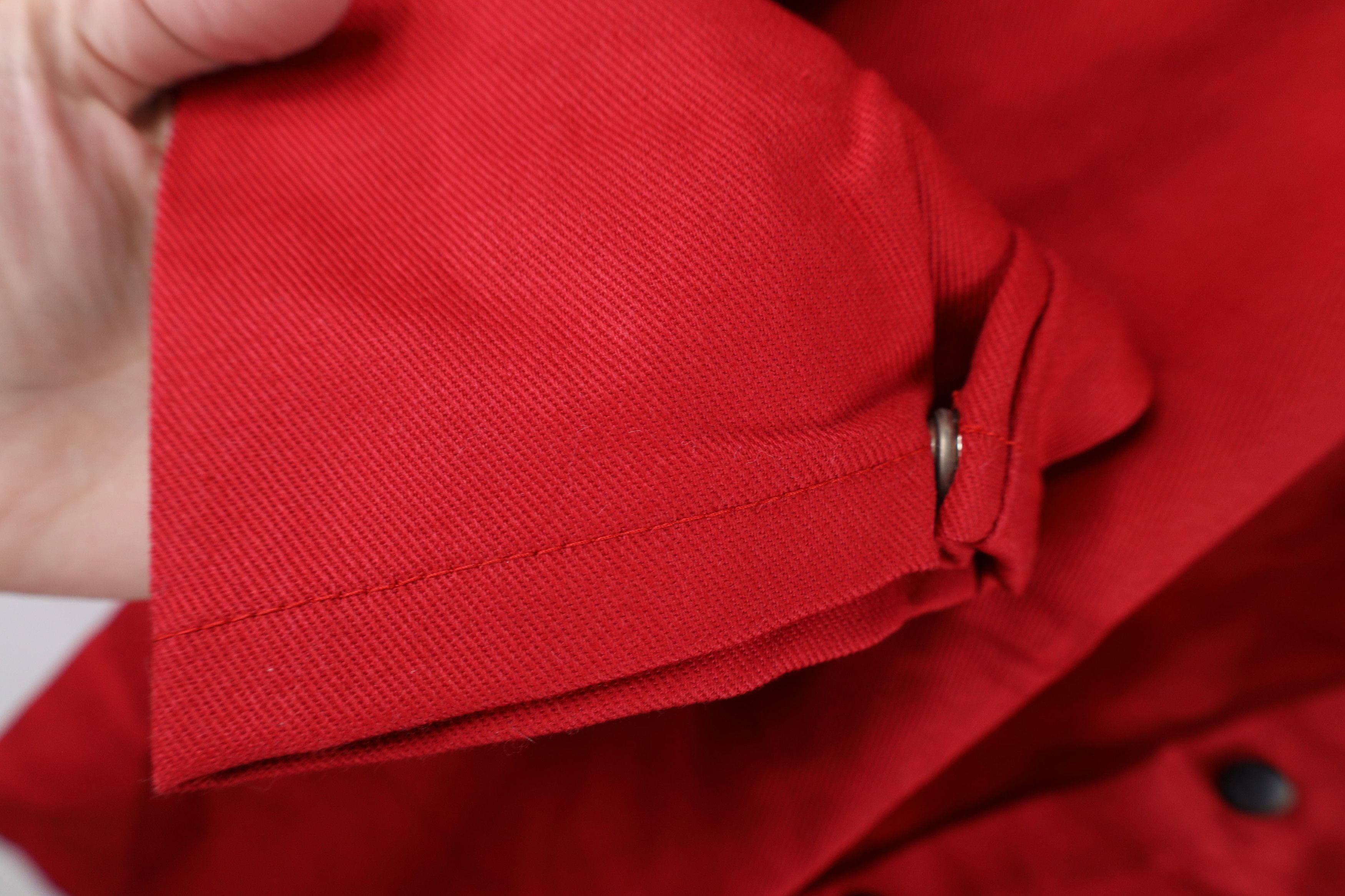 Vintage New Resistant FR 9oz Welding Workwear Mechanic Jacket Red Size US XXL / EU 58 / 5 - 8 Thumbnail