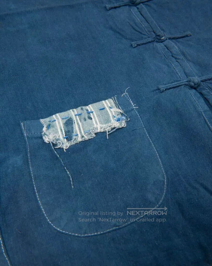 Dr. Collectors boro hand stitched blue dye vest. Size US S / EU 44-46 / 1 - 4 Thumbnail