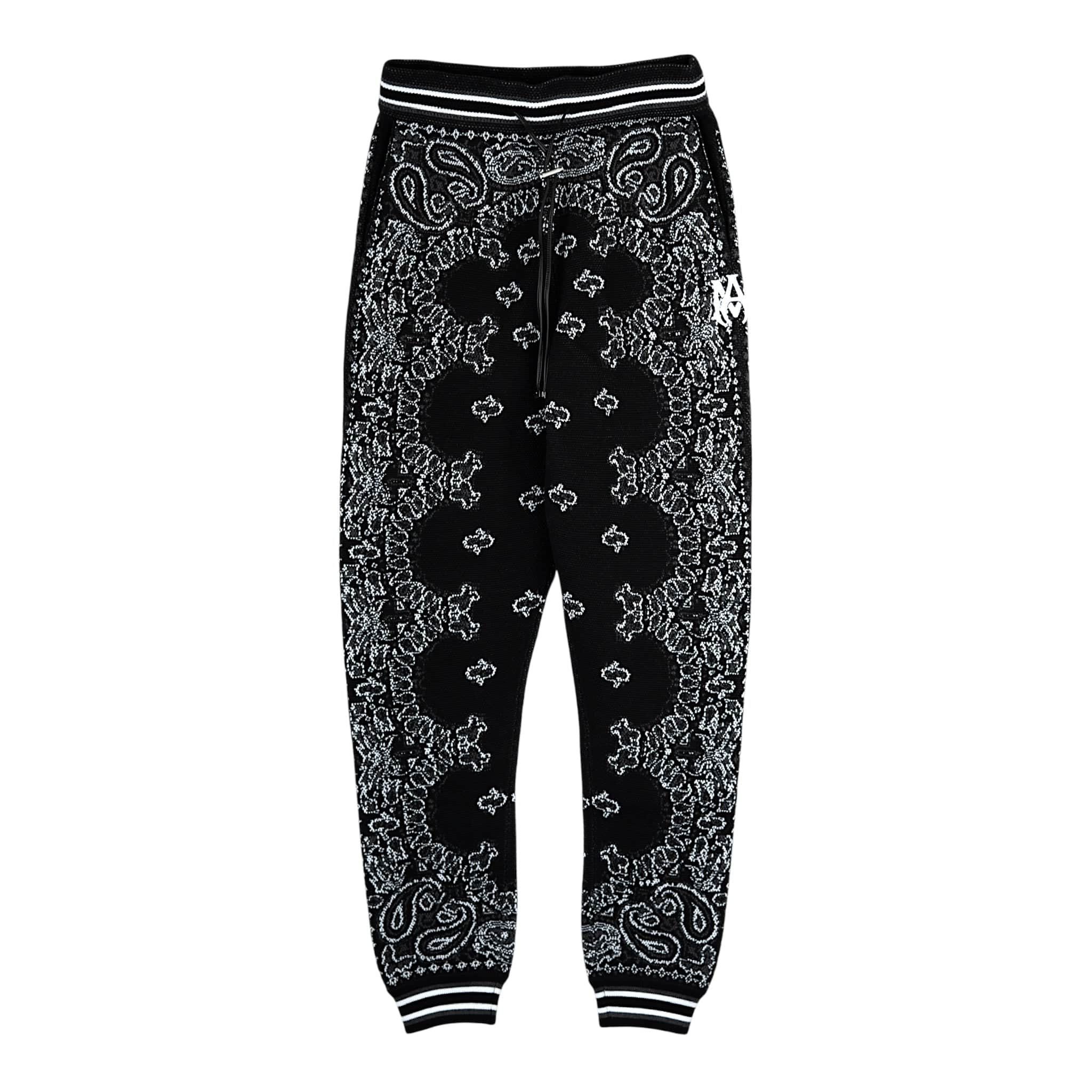 Amiri Amiri Bandana B-Ball Sweatpants Black Size US 33 - 1 Thumbnail