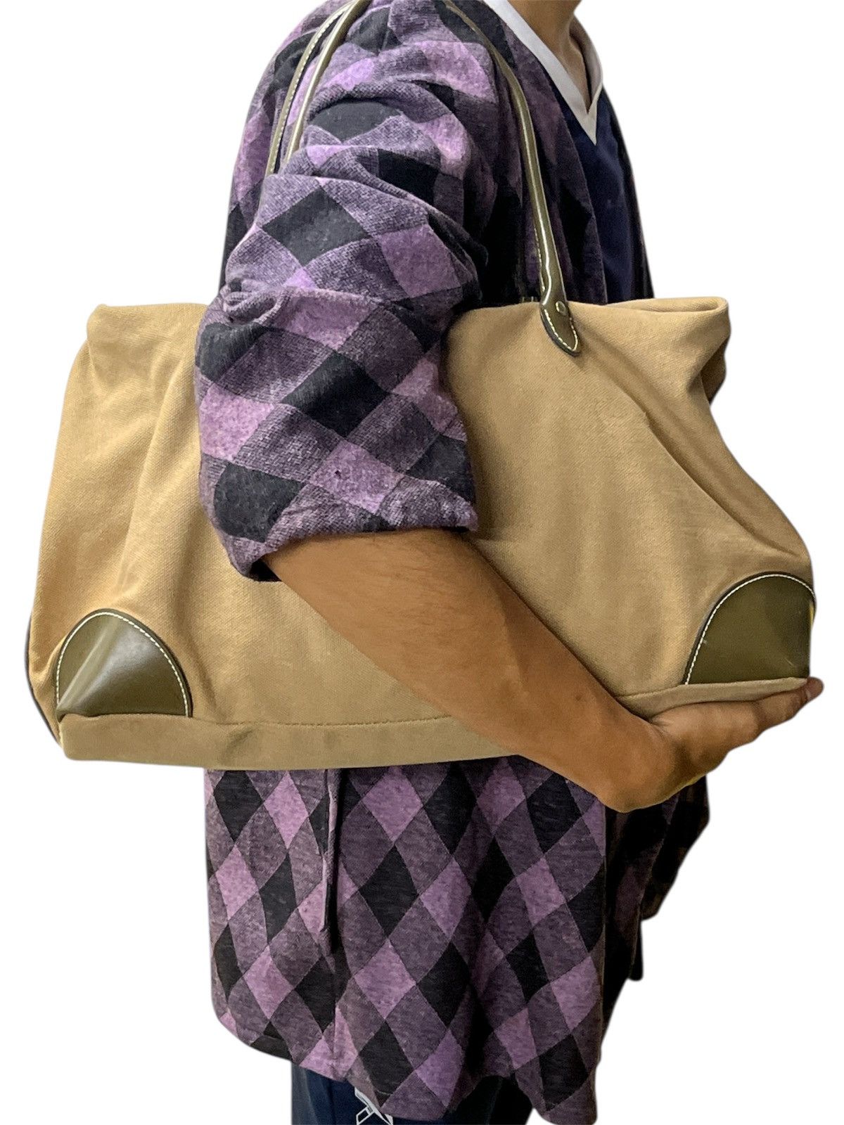 If Six Was Nine Vintage Comme Ca Duck Canvas Duffle Bowling Boston Bag Size ONE SIZE - 2 Thumbnail