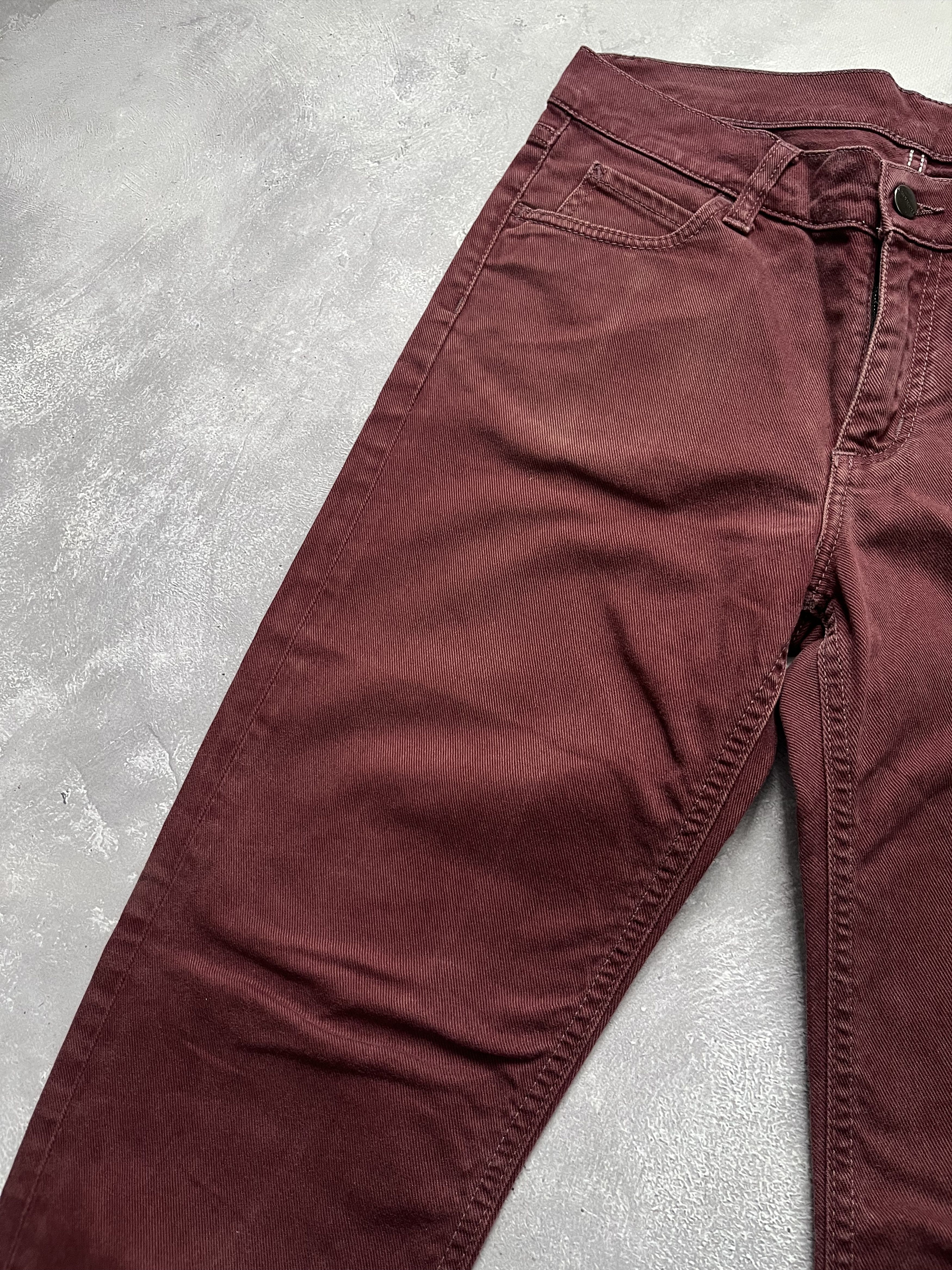 Carhartt Wip Carhartt Slam Pant Jeans W29 L32 29/32 Red Denim Size US 29 - 3 Thumbnail