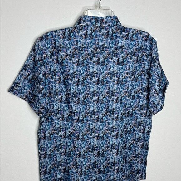 Robert Graham Robert Graham Elmont Skull Print Blue Short Sleeve Classic S Size US S / EU 44-46 / 1 - 5 Thumbnail