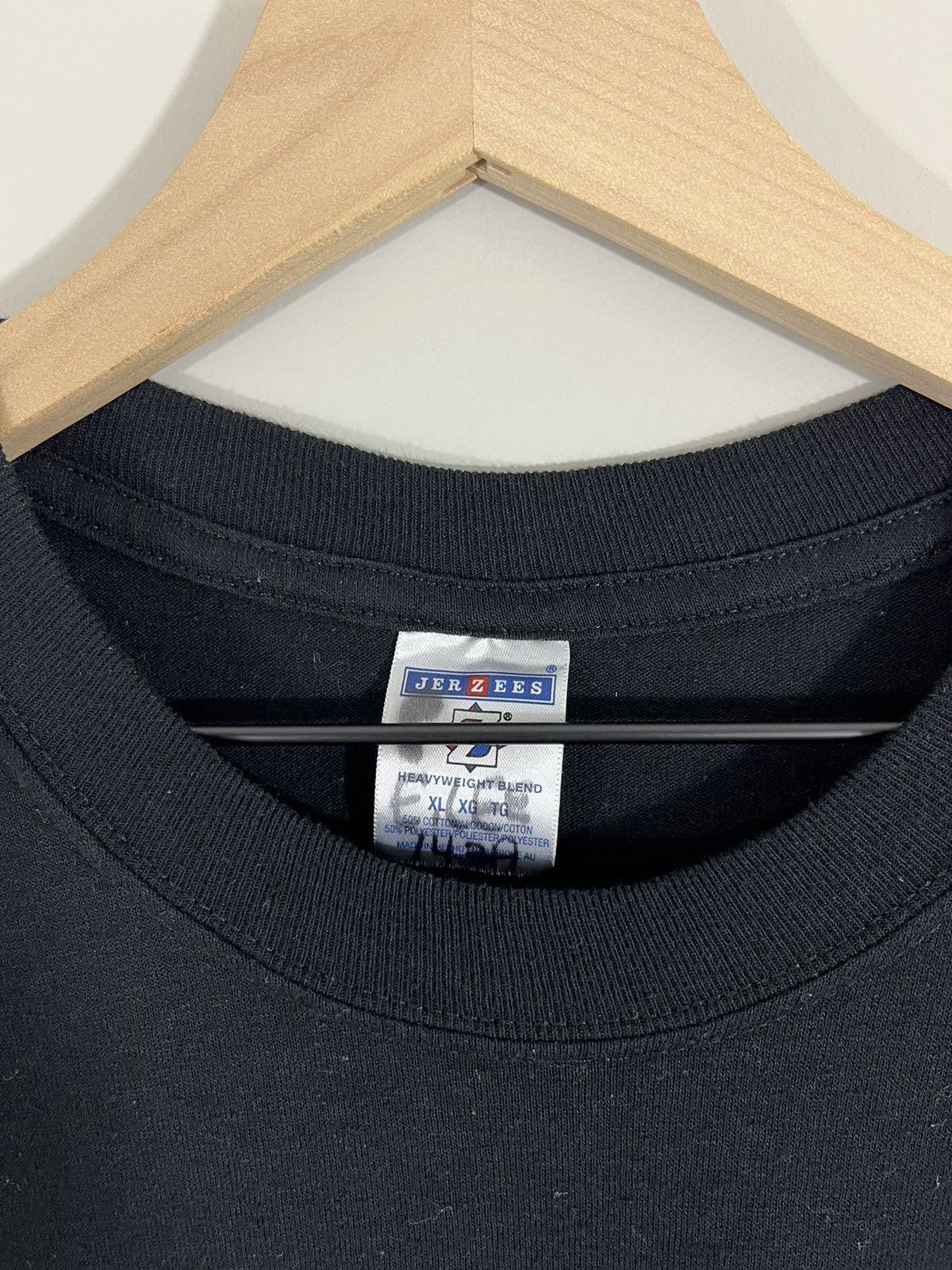 Vintage Vintage Faded Black Y2K Basketball Tournament 2000s Tee Size US XL / EU 56 / 4 - 4 Thumbnail