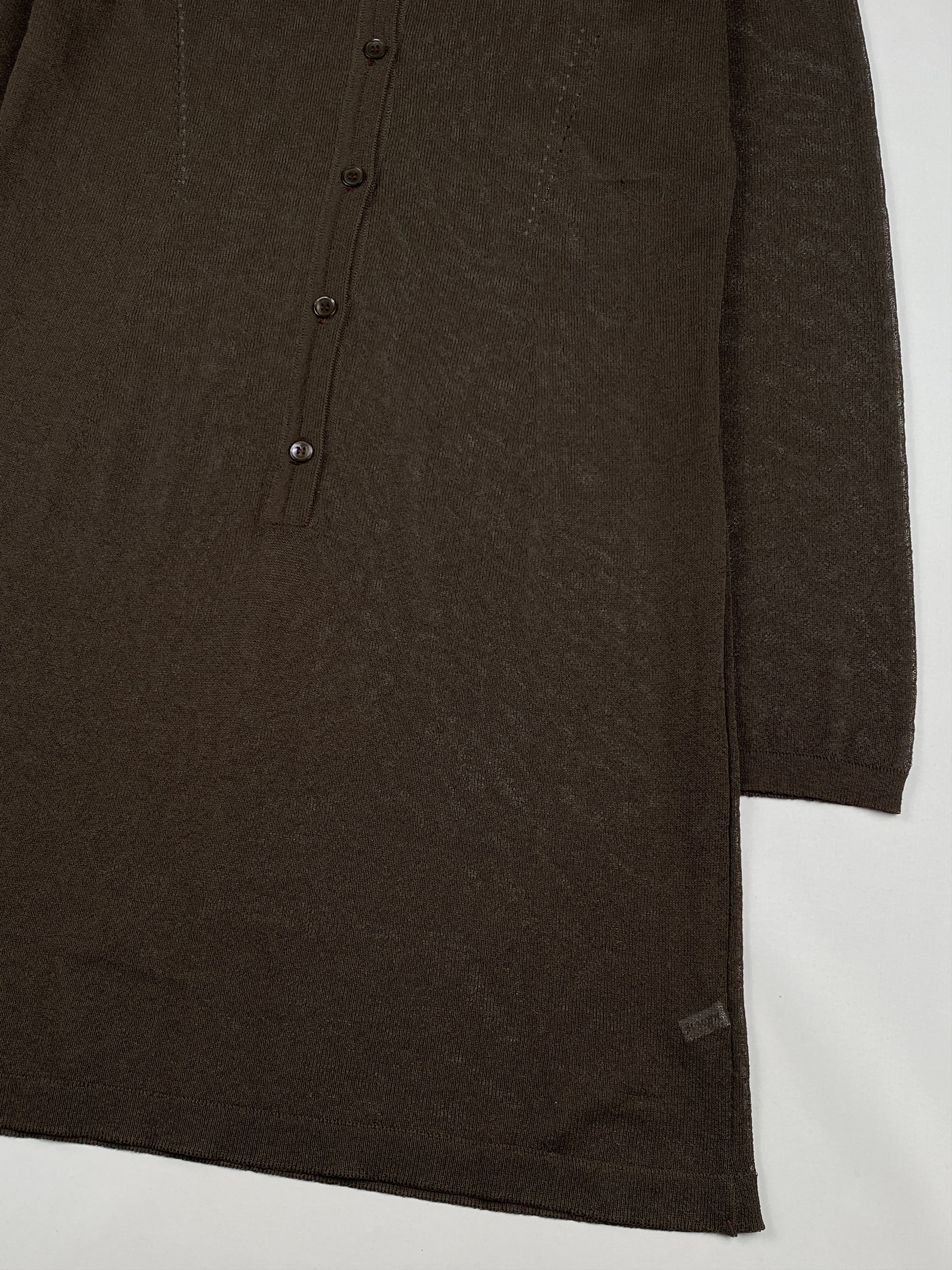 Ann Demeulemeester Collared Knit Sweater Dress Size XS / US 0-2 / IT 36-38 - 8 Thumbnail
