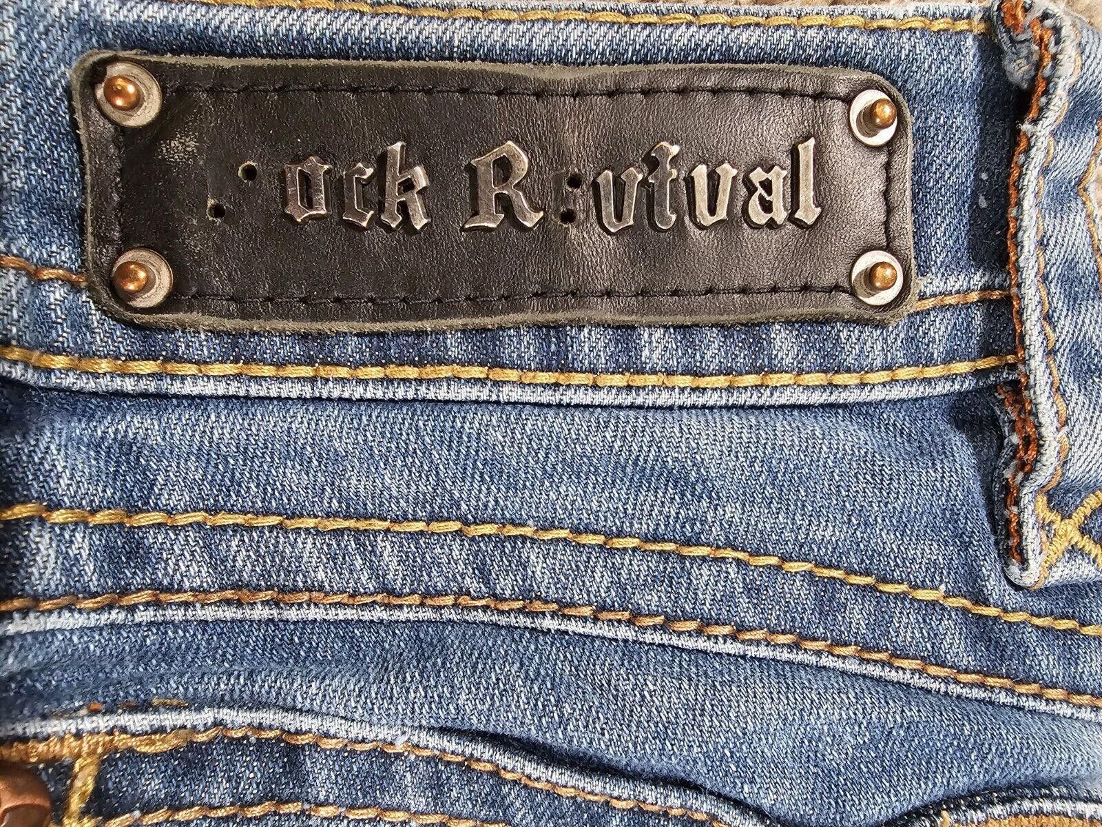 Rock Revival Buckle Rock Revival Jean "Stephanie" Boot 24x31 Distressed Size 42" / US 20 - 11 Thumbnail