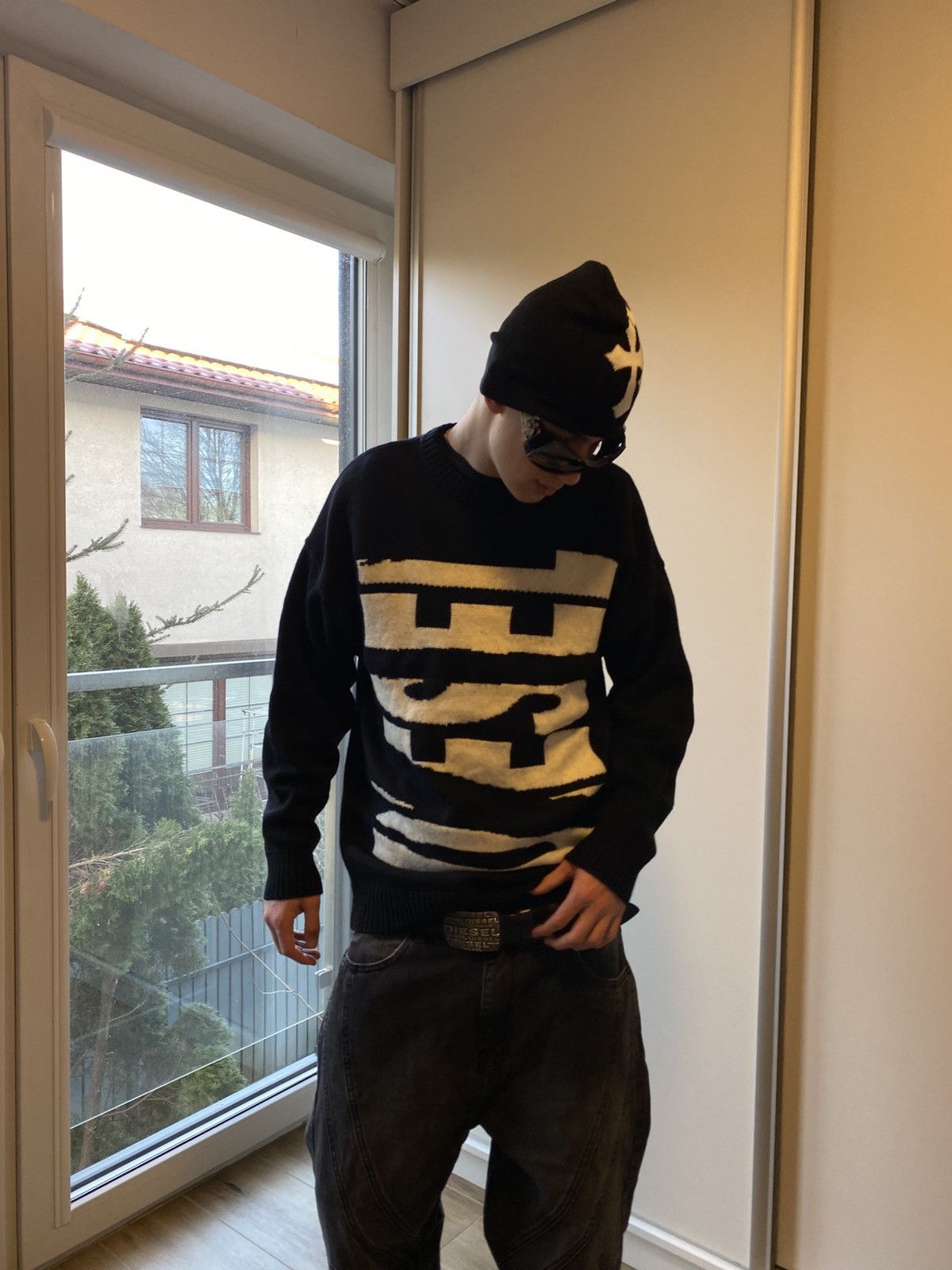 Diesel Diesel Vintage Sweater Crewneck Big Logo Knitwear Japanese Size US L / EU 52-54 / 3 - 2 Thumbnail