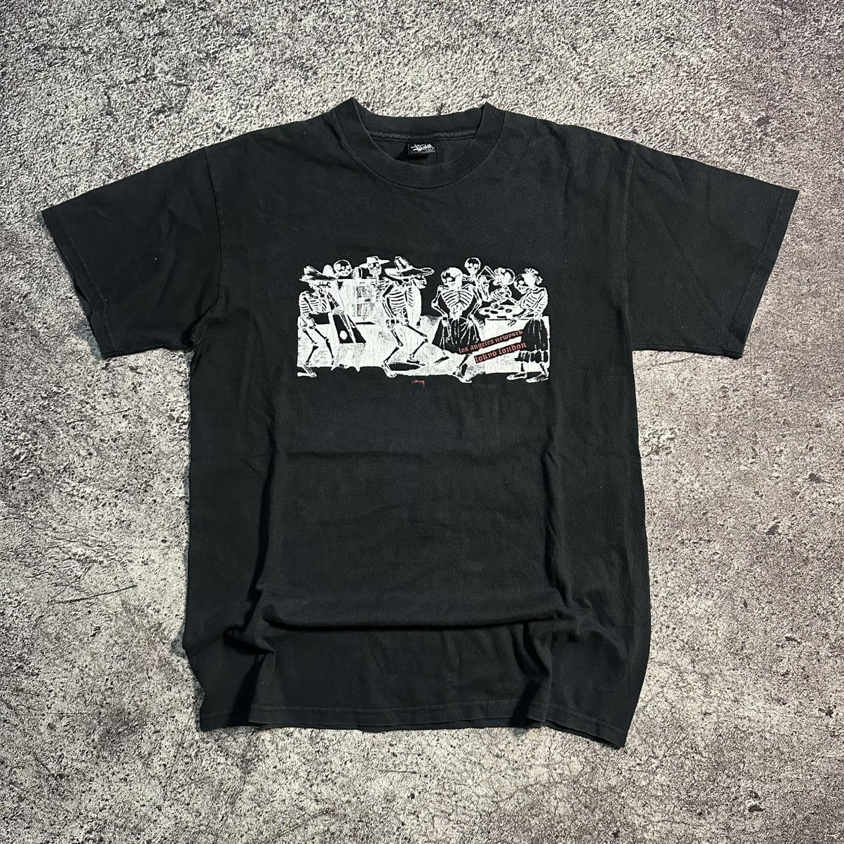 Stussy VINTAGE STUSSY SKELETONS GRAPHIC Size US M / EU 48-50 / 2 - 1 Thumbnail