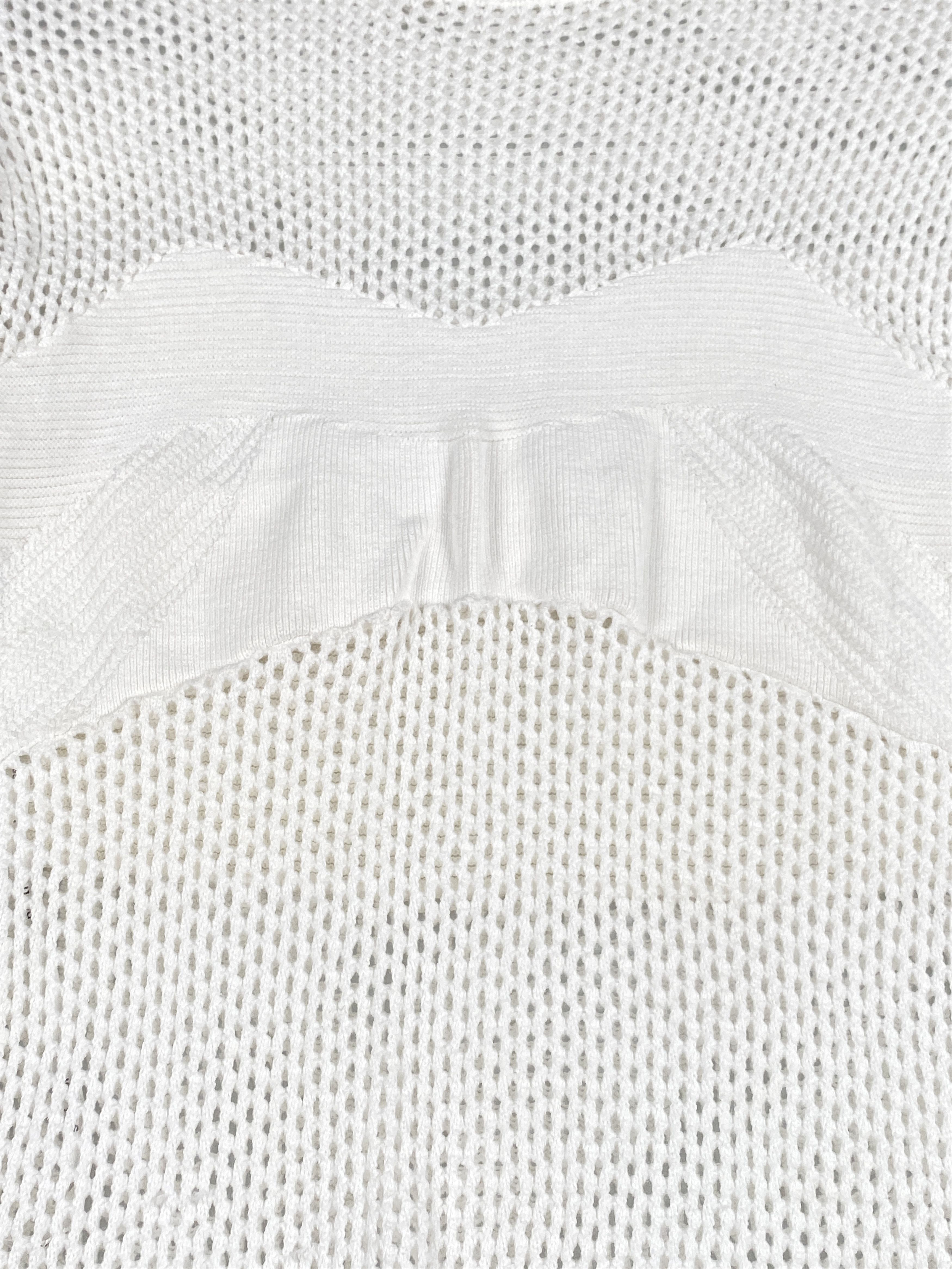Self-Portrait Frill Cold Shoulder Knit Top Size M / US 6-8 / IT 42-44 - 9 Thumbnail