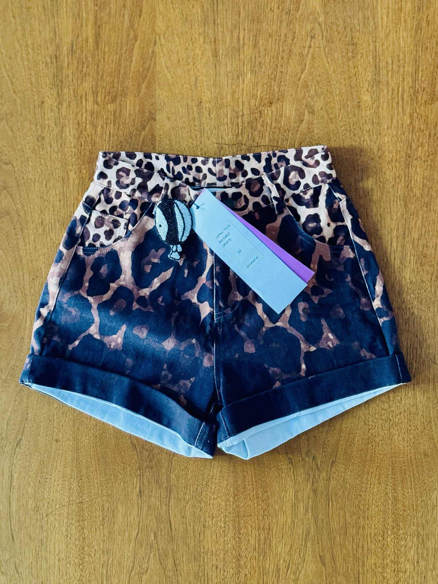 Other COTTON TWILL LEOPARD SHORTS Size 28" / US 6 / IT 42 - 1 Thumbnail