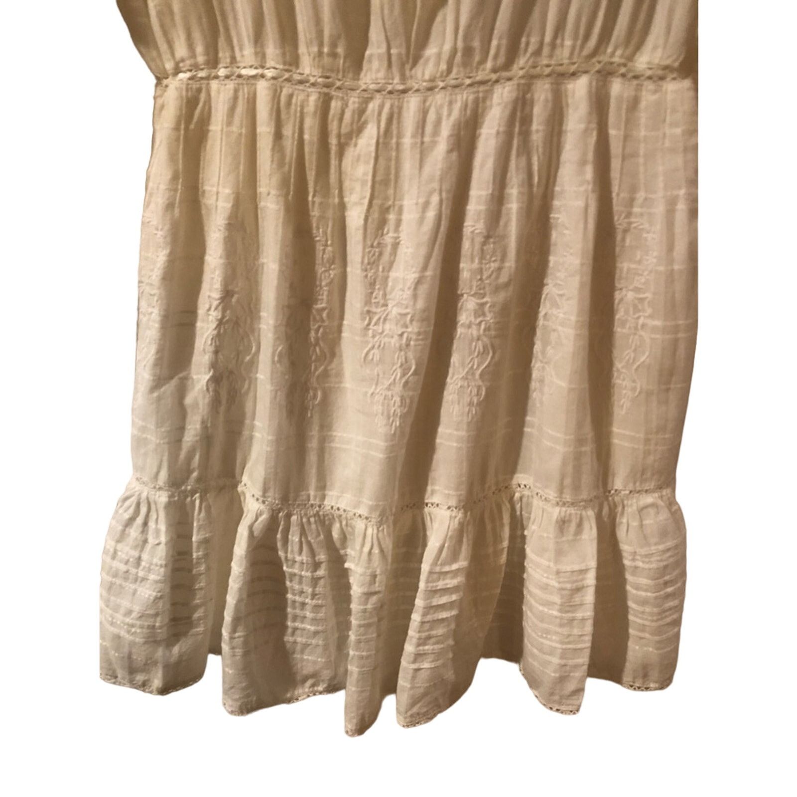 LoveShackFancy Love shack fancy white lace embroidered dress. Size XS / US 0-2 / IT 36-38 - 12 Thumbnail