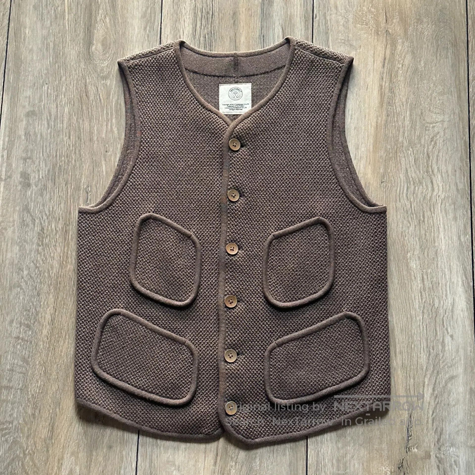 Other Taciturnli Brown Knit Vest 1. Size US S / EU 44-46 / 1 - 1 Thumbnail