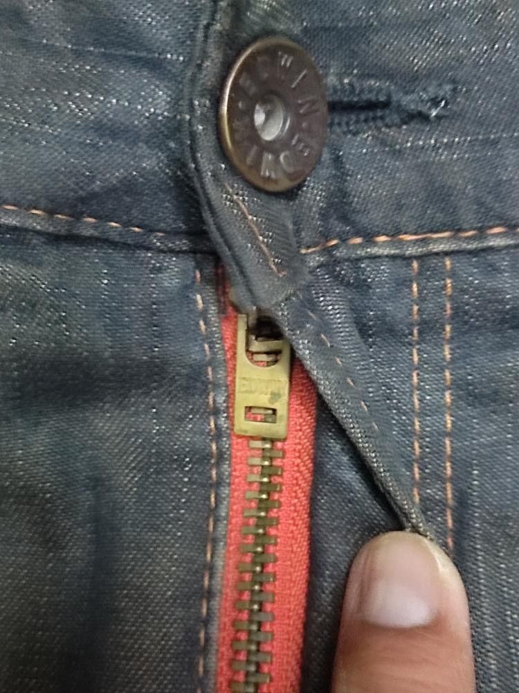 Edwin × Japanese Brand × Vintage VINTAGE EDWIN 505 SELVEDGE DENIM RARE Size US 33 - 5 Thumbnail