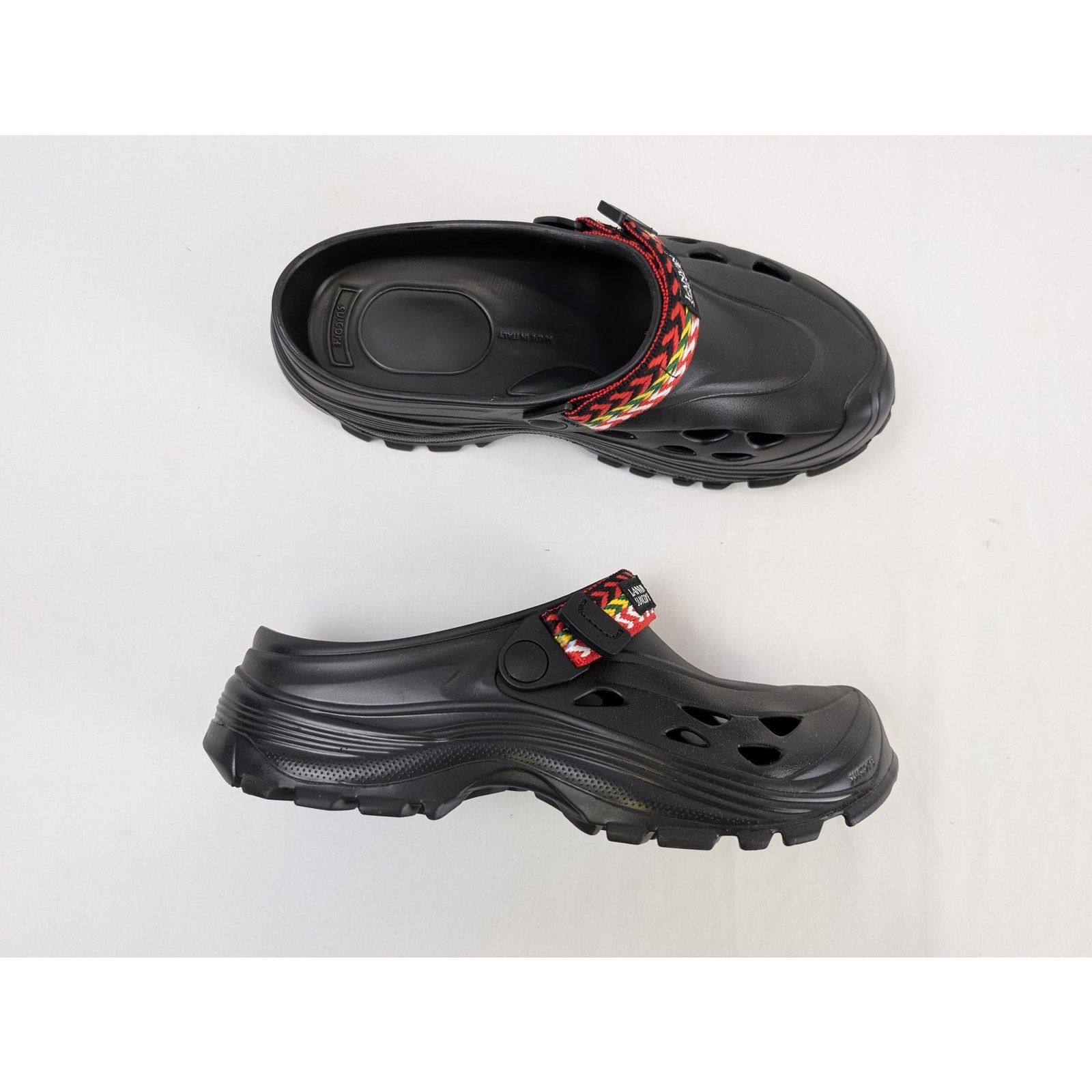 Lanvin × Suicoke o1rshd1 Mok Curb Laces Mule Slipper sandal in Black Size US 8 / EU 41 - 19 Thumbnail