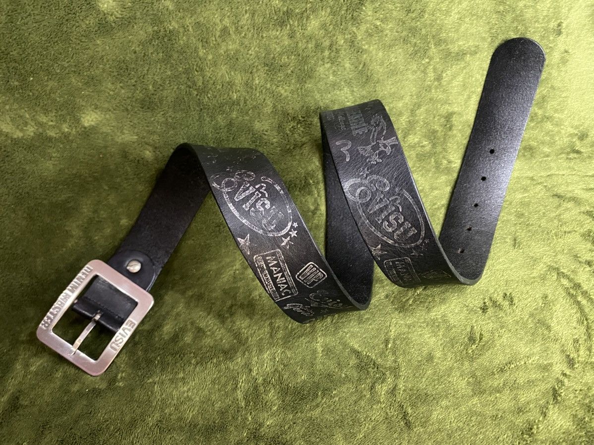 Evisu Evisu black leather belt Size 36 - 6 Thumbnail