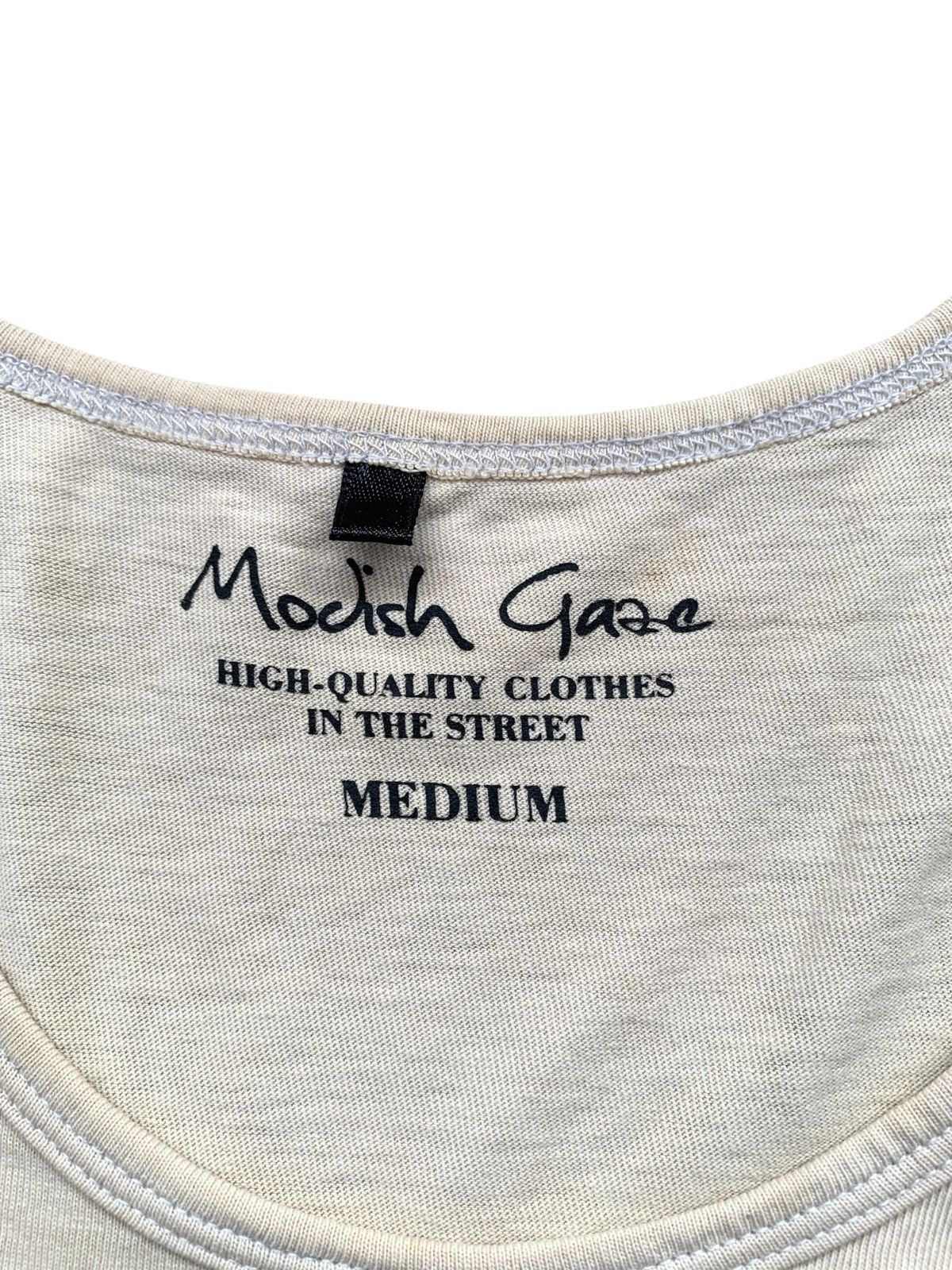 Japanese Brand 2000s japanese archive modish gaze y2k longsleeve tee Size US M / EU 48-50 / 2 - 3 Thumbnail