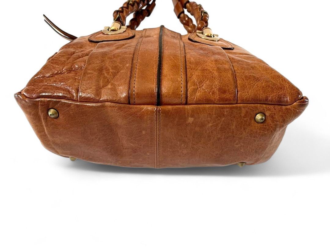 Chloé - Eloise vintage brown leather handbag shoulder bag