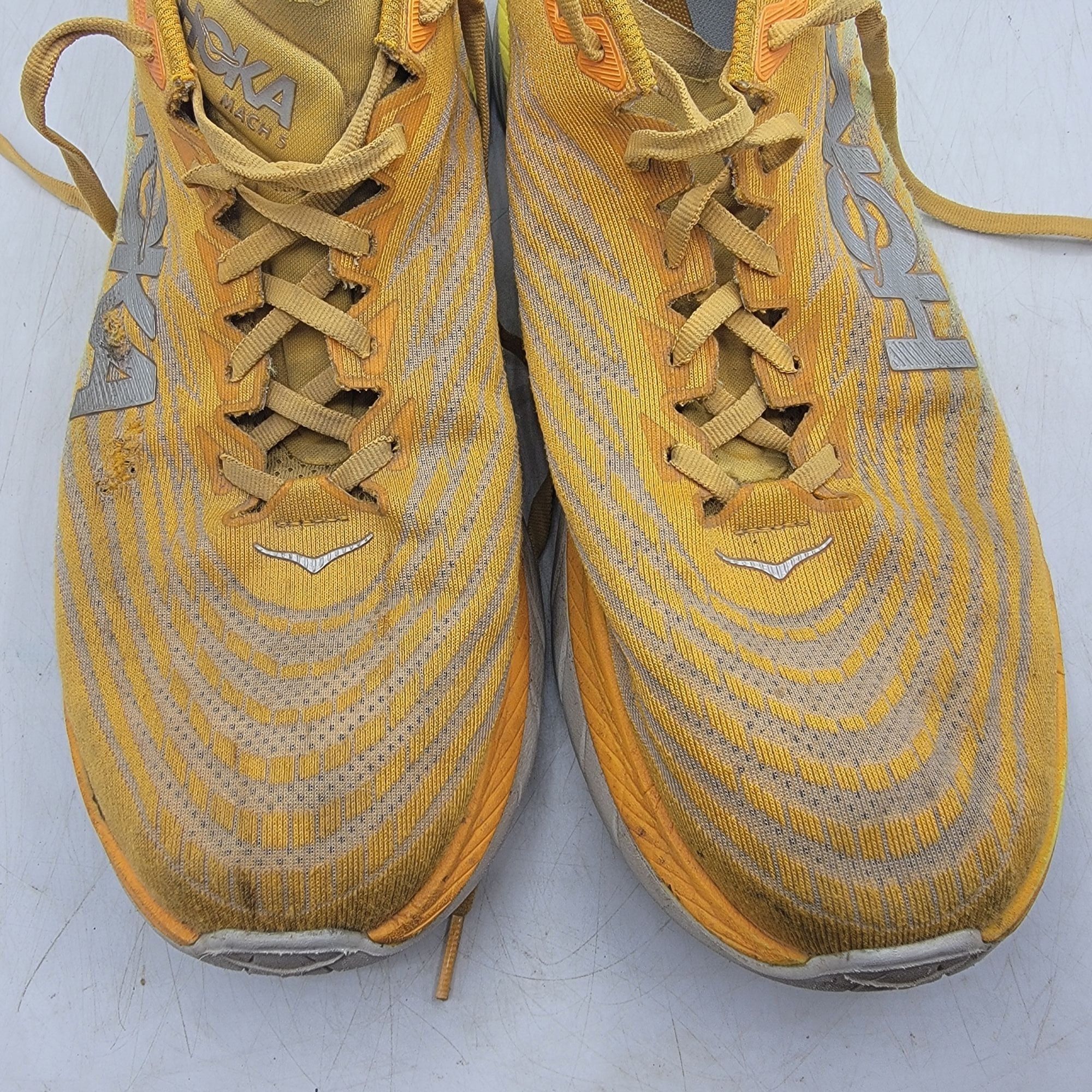 Hoka Hoka One One Mach 5 Mens 12 D Radiant Yellow Evening Primros Size US 12 / EU 45 - 10 Thumbnail