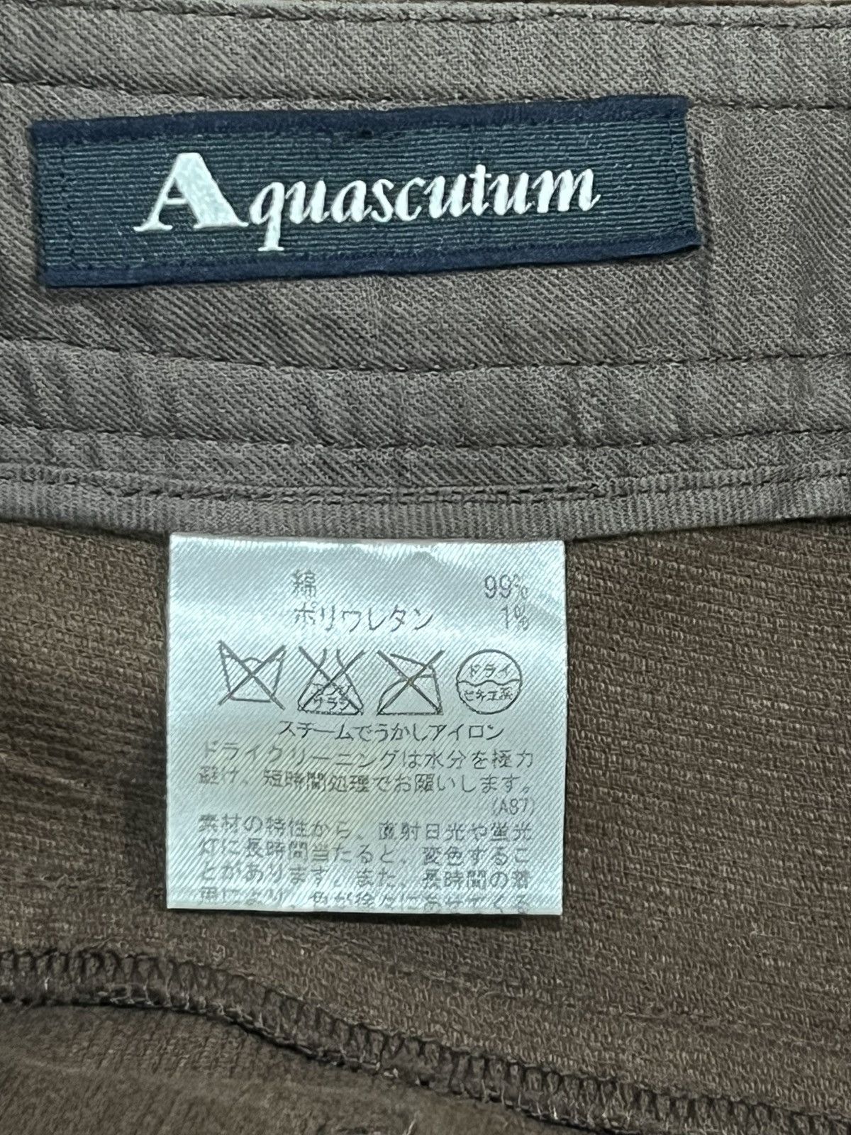 Aquascutum Aquascutum Japan Corduroy Trousers Brown Classic Pants Size US 30 / EU 46 - 14 Thumbnail