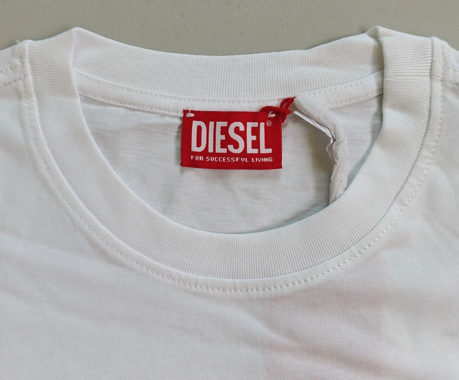 DIESEL White T-shirt T-Diegor-L6 T 4166