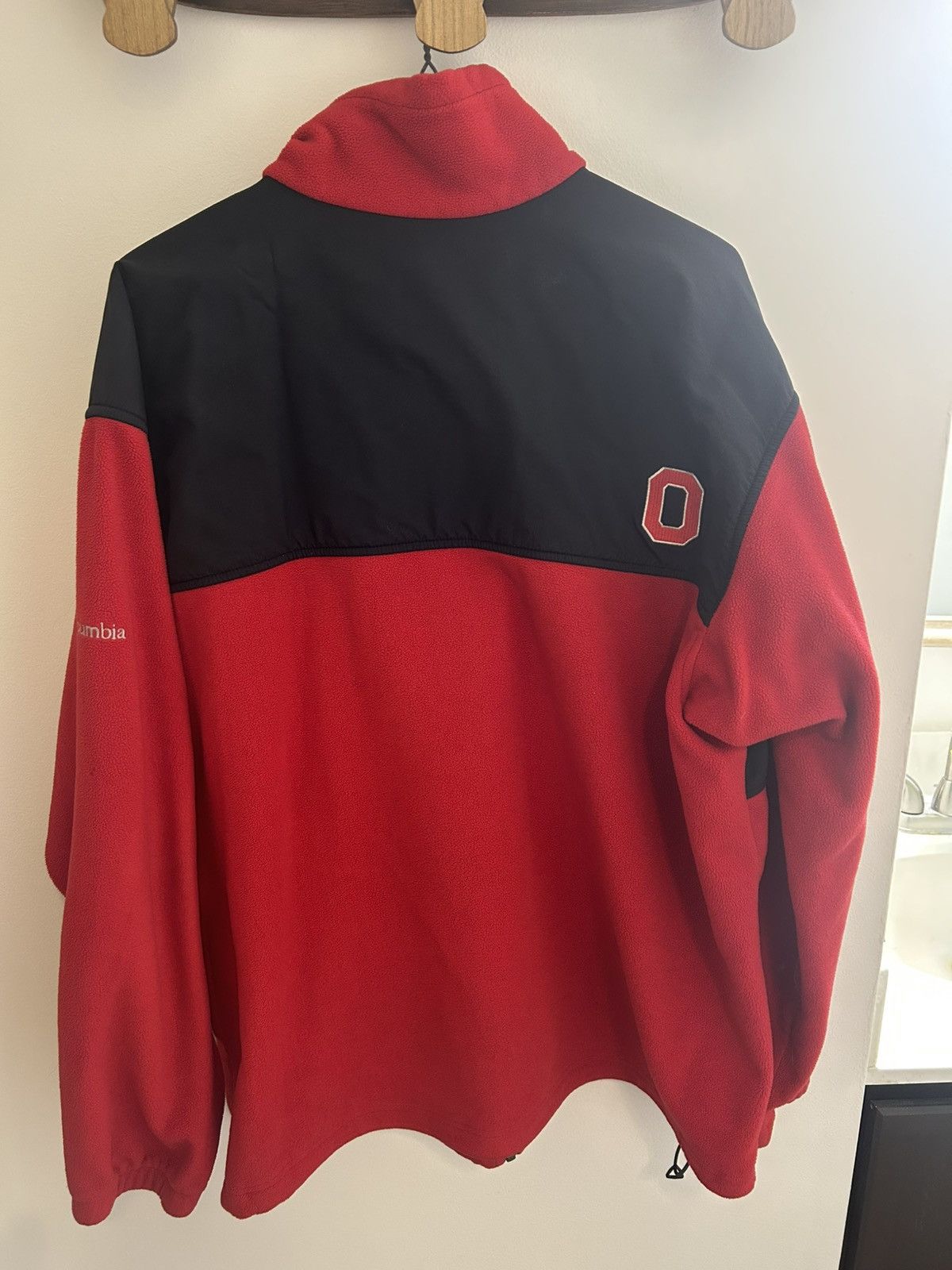 Columbia Columbia Men's Ohio State Red and Black Fleece Jacket Size US L / EU 52-54 / 3 - 3 Thumbnail