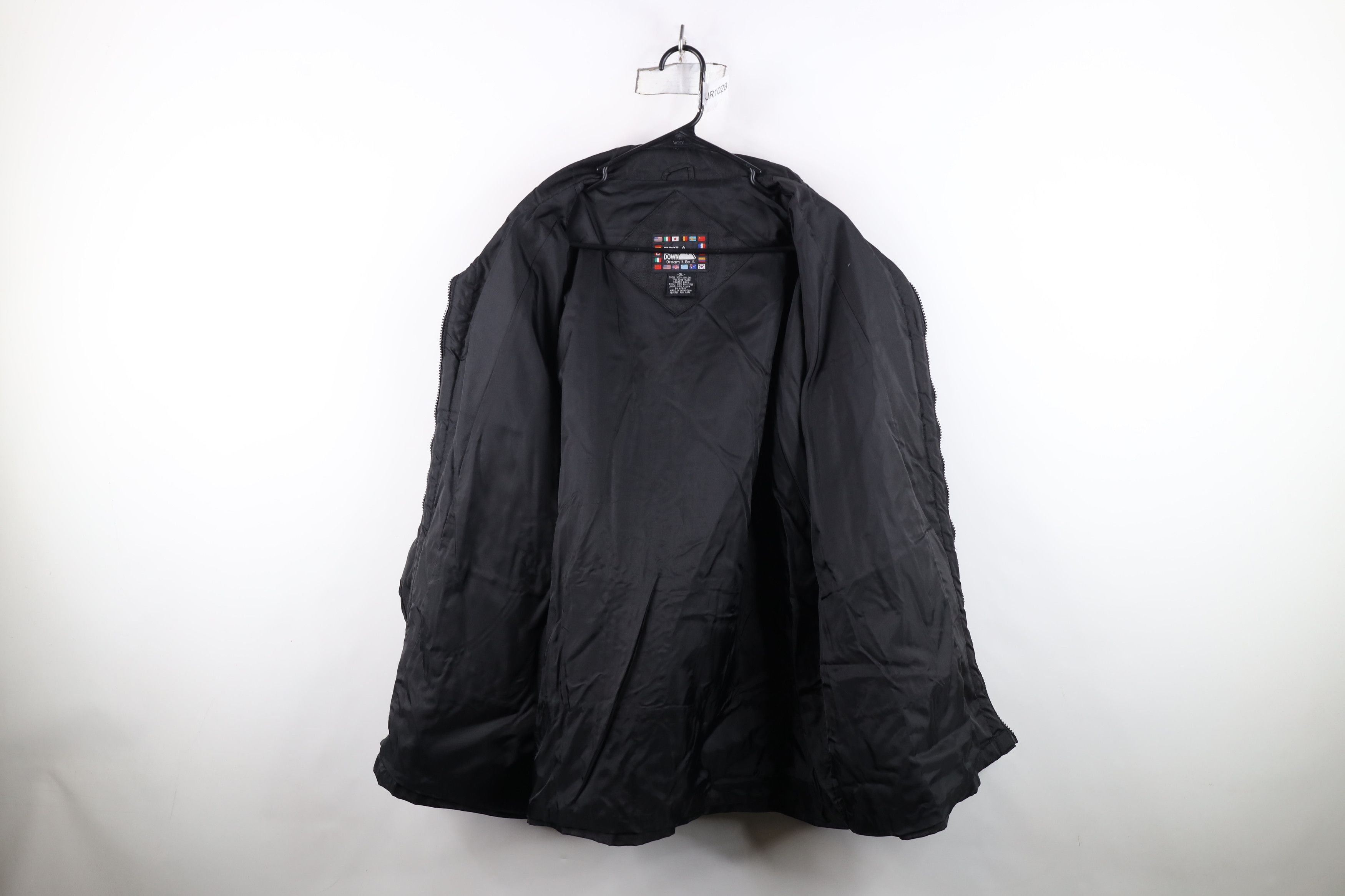 Vintage Vintage 90s Streetwear Baggy Fit Full Zip Jacket Black Size US XL / EU 56 / 4 - 10 Thumbnail