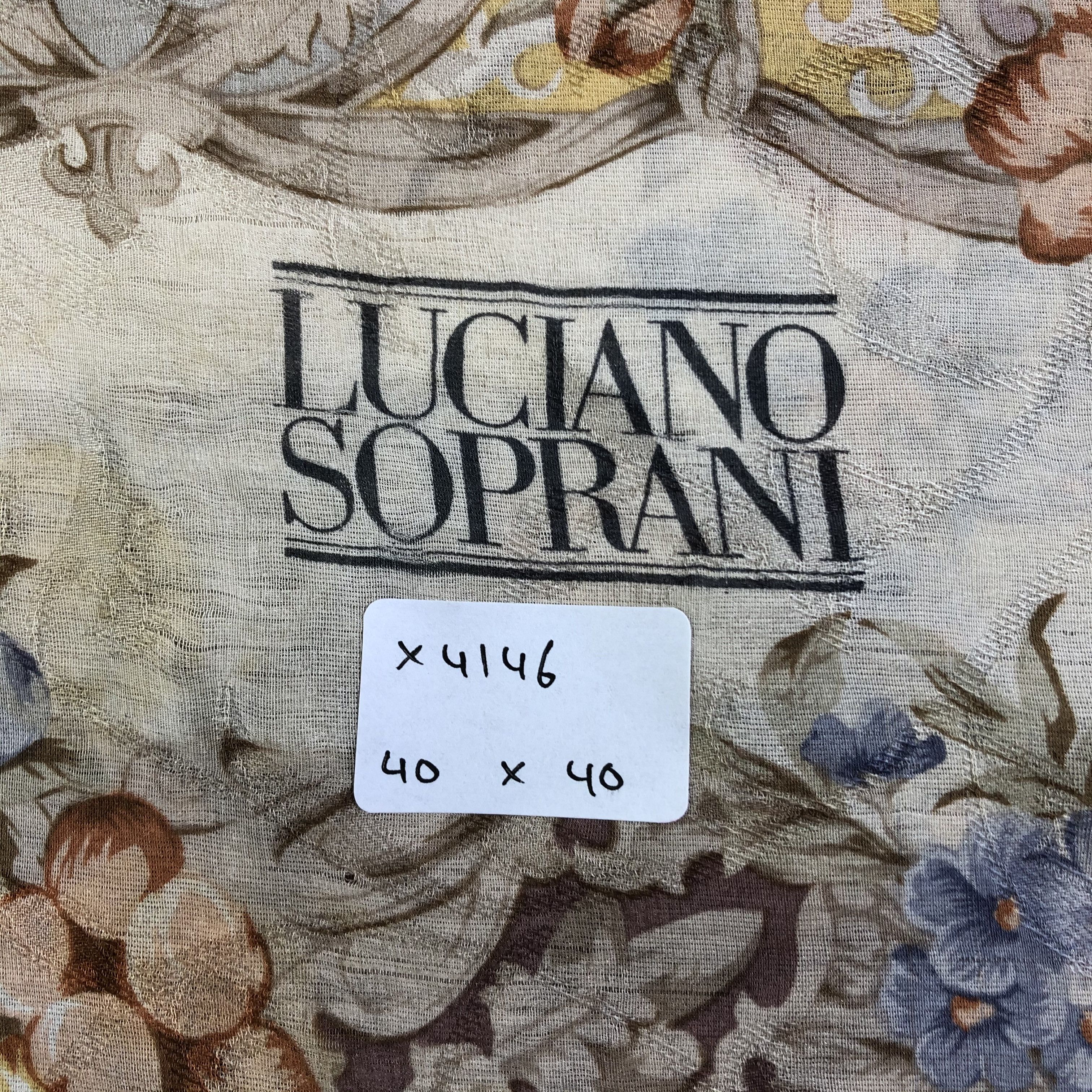 Vintage Vintage Luciano Soprani Silk Scarf Size ONE SIZE - 6 Thumbnail