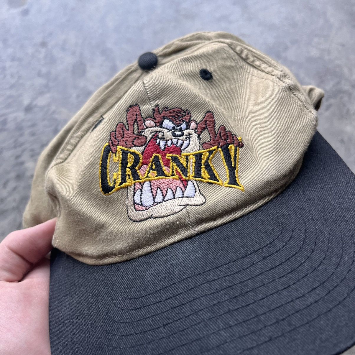 Vintage CRAZY Vintage Looney Tunes Taz "Cranky" Hat Women's Size ONE SIZE - 2 Thumbnail