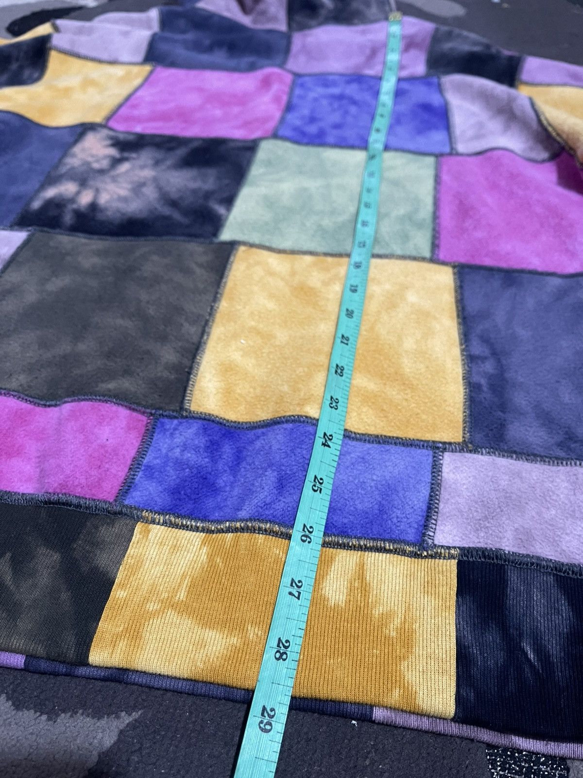 Supreme Supreme SS19 Patchwork Tie Dye Hooded Sweatshirt Medium Size US M / EU 48-50 / 2 - 23 Thumbnail