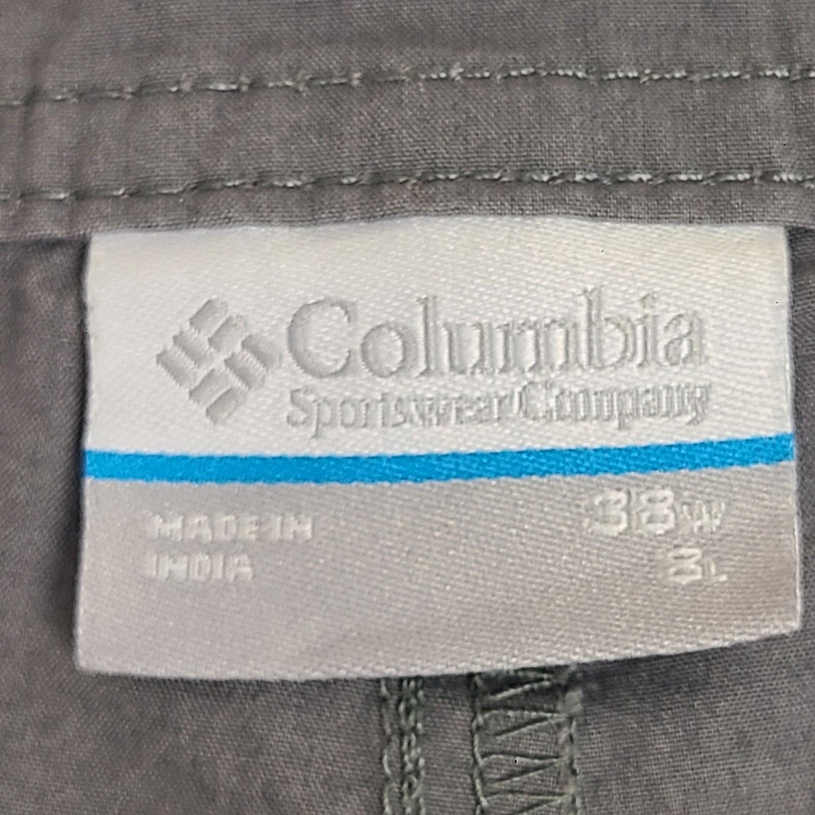 Columbia Columbia Cargo Shorts Mens 38 Gray Outdoor Trail Nylon Size US 30 / EU 46 - 2 Thumbnail