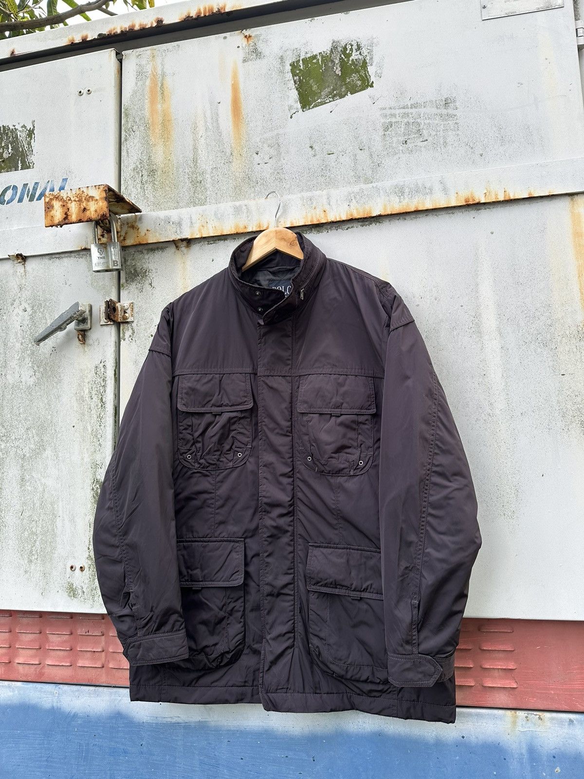 If Six Was Nine 👹Polo British Country Black Utility Jacket Size US L / EU 52-54 / 3 - 5 Thumbnail