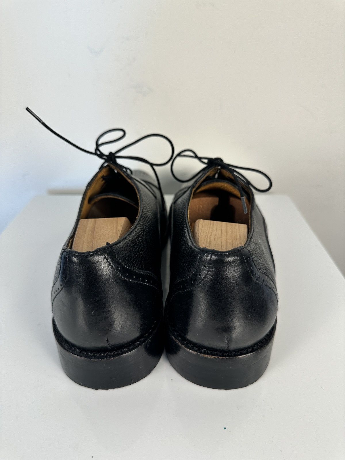 Leather Santana By Carlos Santana Legacy Cap Toe Oxford Black 10 Size US 10 / EU 43 - 5 Thumbnail
