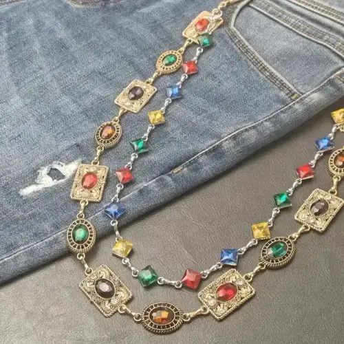 Other 2 Layer Waist Punk Wallet Chain Pant Waist Size ONE SIZE - 3 Thumbnail